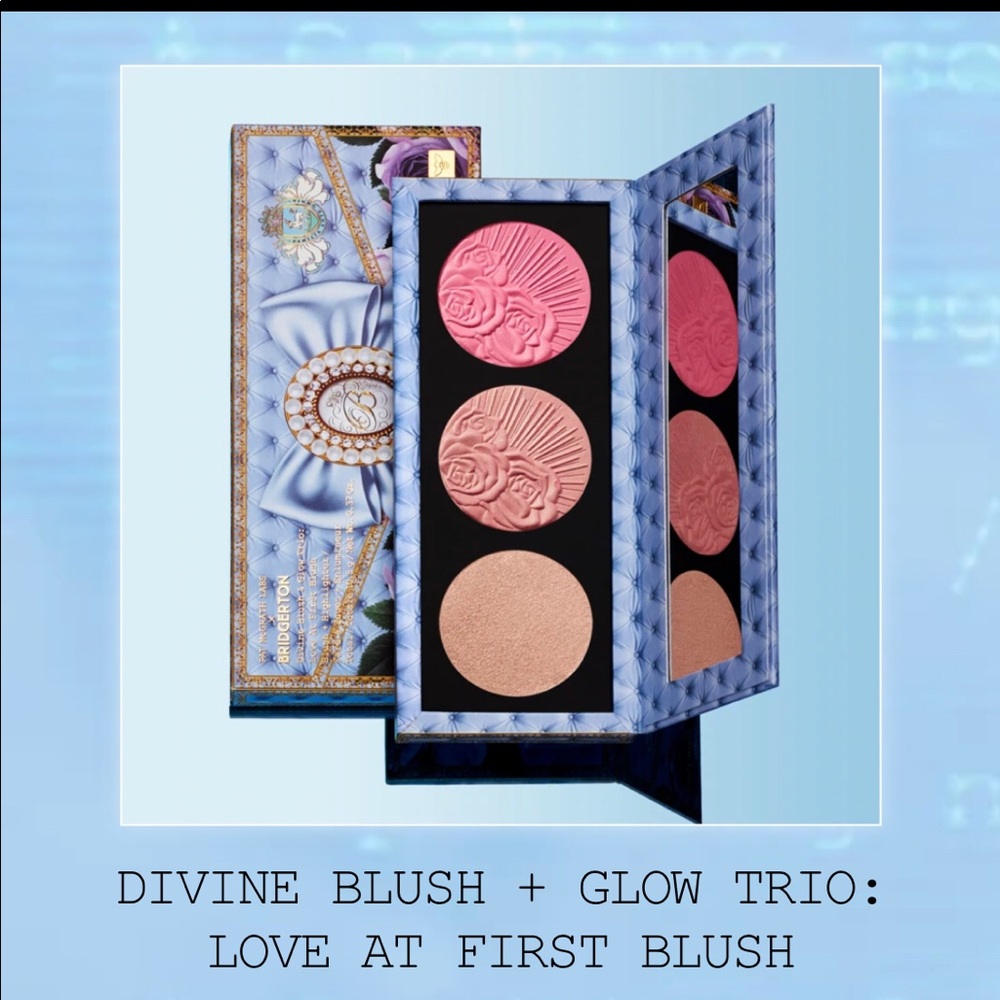 NEW Pat Mcgrath Bridgerton Collection Divine Blush Glow Trio Love at First Blush